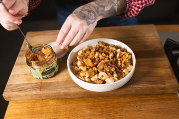 Kimchi Mac & Cheese (vegan)