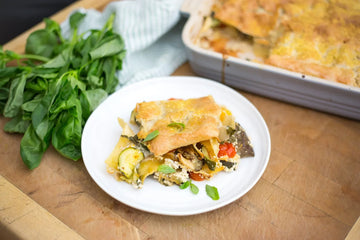 Mediterranean Lasagne with Cashew Bechamel