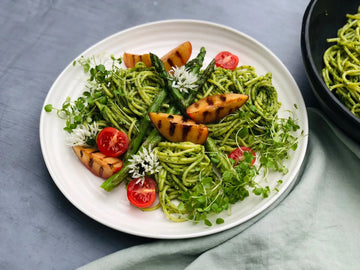 Wild Garlic Pesto Spaghetti