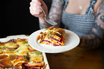 Rainbow Dauphinoise Potatoes